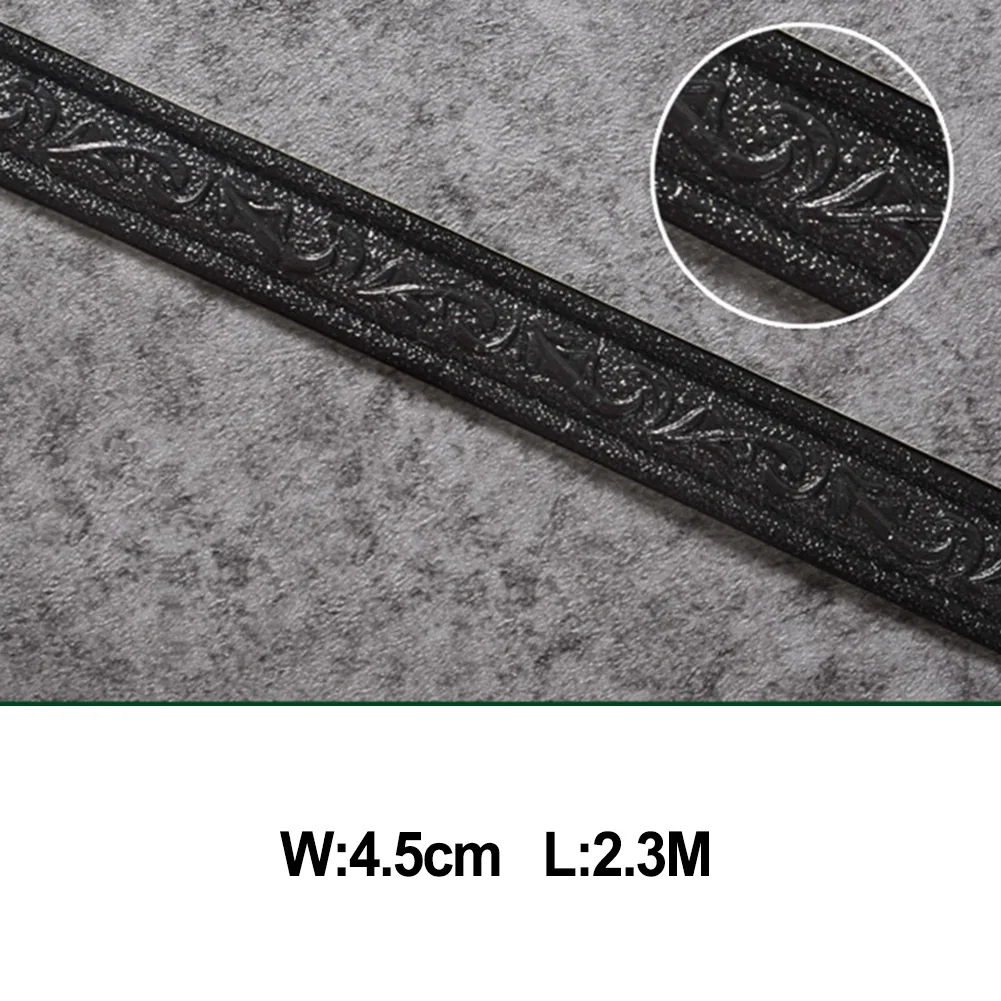 Self Adhesive Wallpaper 2.3m 3D Wall Trim