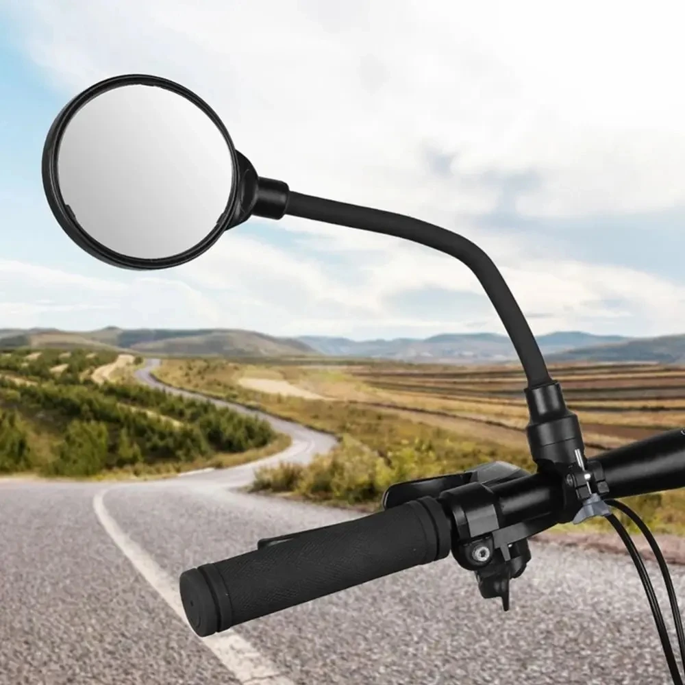 Specchietti retrovisori lunghi per bicicletta manubrio 360 ° Specchietti regolabili per accessori per specchi ad ampio raggio per bici da strada di montagna - immagine 2