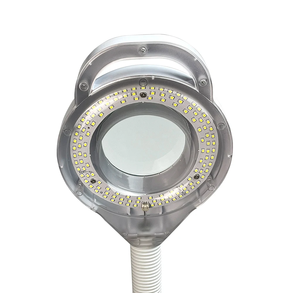 360 Degree 8X Magnifying Glass LED Beauty Lamp Tattoo Lamp Makeup Manicure Nail Tattoo Floor Beauty Salon magnifying beauty lamp