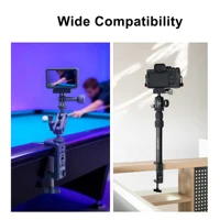 Photography C Clamp, Aluminum Table C-clamp with 1/4" and 3/8" Hole for Photo Studio Video DSLR, Camera Desktop Mount Table Desk - Image 5