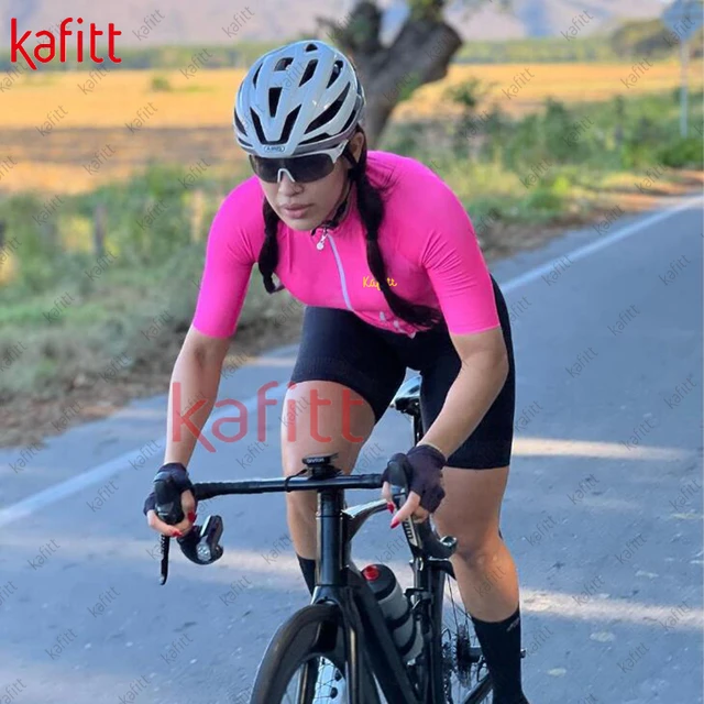 Kafitt-Conjunto de ropa de triatlón para mujer, mono de Ciclismo