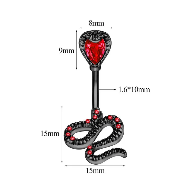 AOEDEJ-14G-1PC-Gothic-Snake-Na