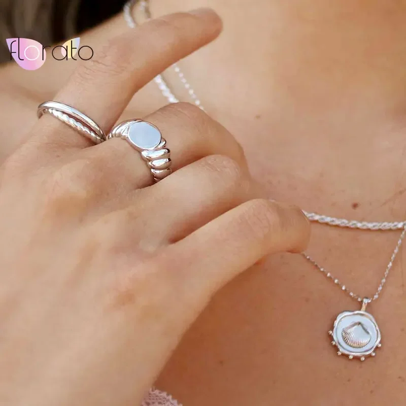 Gold Plated Silver Ring Bling Minimalist Multiple Styles CZ Finger Ring For lovers' Anniversary Engagement Gift Fine Jewelry
