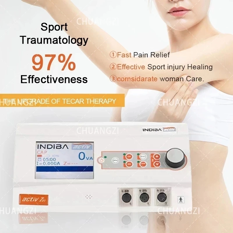 

2024 New Spain Technology high frequency indiba ER45 facial machine tecar diathermy Pain Relief machine Proionic Body Care Syste