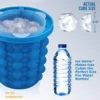 The Original Ice Cube Maker| Holds Up to 180 Ice Cubes | Silicon Bucket | Perfect for Indoor/Outdoor Use | Bottled Beverage Cool 4