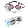 Professional Unisex Swimming Goggles Adjustable Waterproof Antifog Swimming Glasses 6