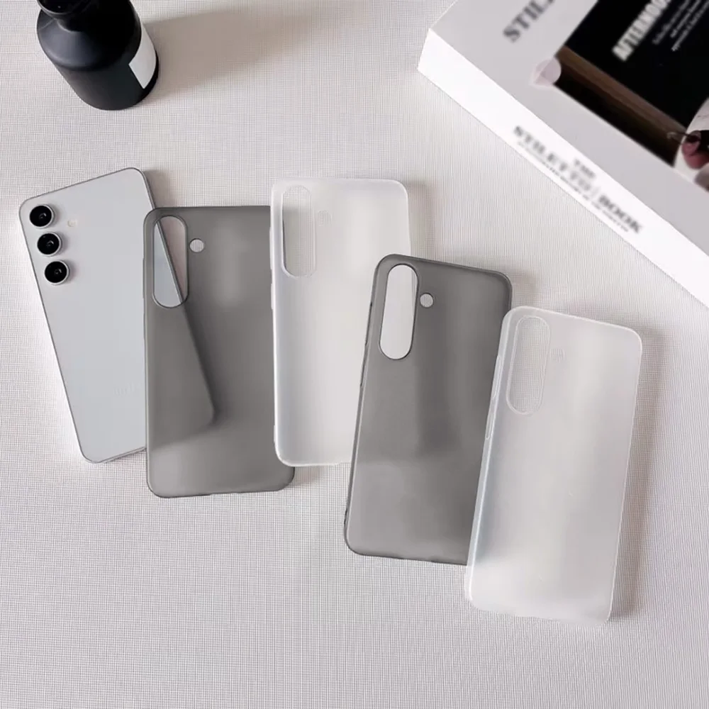 Thin Matte Transparent Silicone Phone Case For Samsung Galaxy_voghion.com