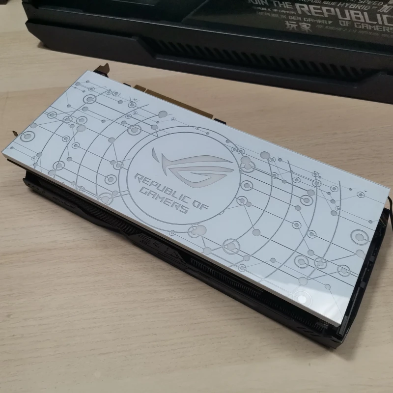 Chassis Light Board para pc Painel Gpu Placa Decorativa Branco e Preto Opcional - Imagem 2