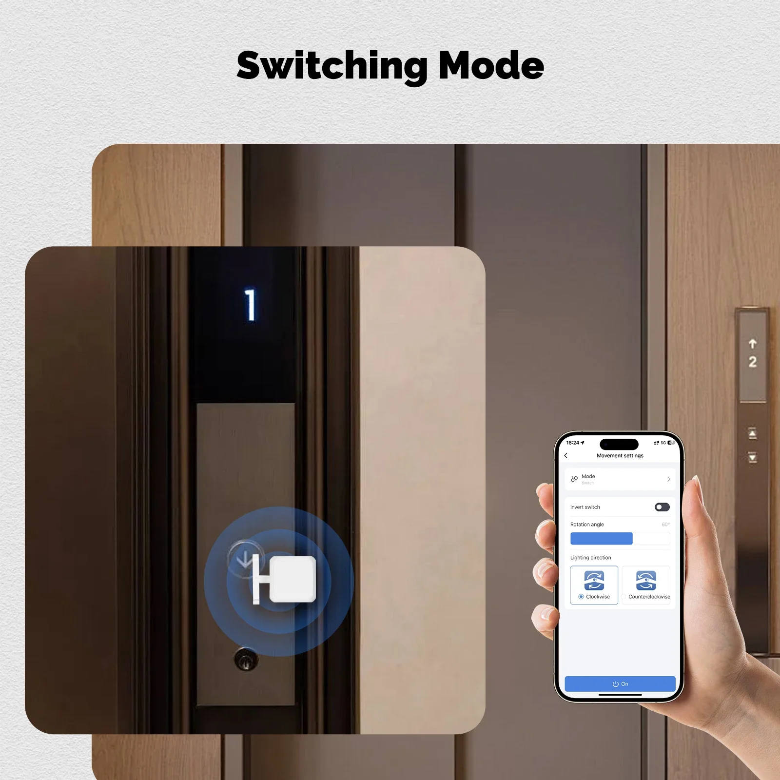Tuya Smart Bluetooth Finger Robot Warp Switch Button Key Smart Life App with Voi