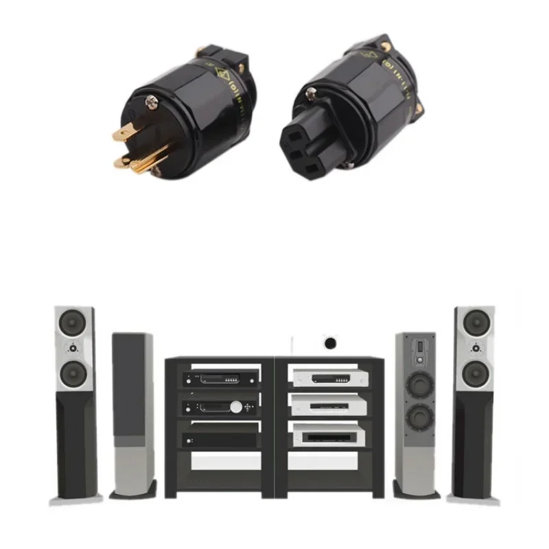 HiFi Audio Power Cable Adapter Furutech FI-11 EU & AU & US