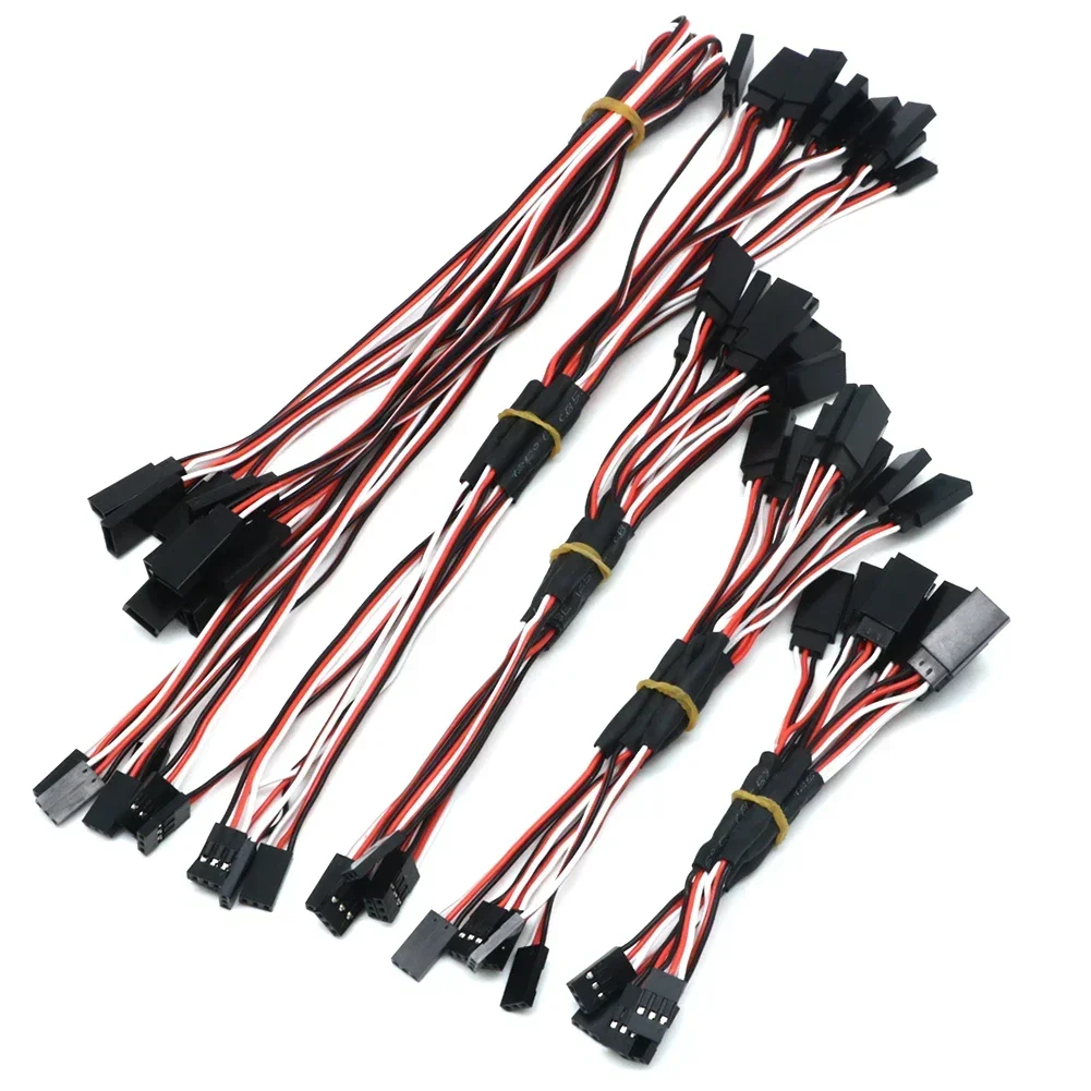 RC Servo Extension Cable rc servo extension cable 5pcs/lot 150mm 300mm 500mm RC Servo Y Extension Cord Cable Lead Wire for JR Futaba Rc Battery Drone Car Boat Helicopter Airplane