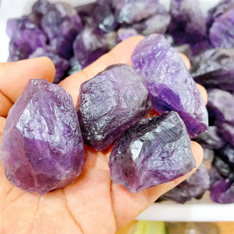 

1kg Natural Raw Amethyst Combo Bulk Wholesale Crystal Points Chunks Healing Crystals Landscaping Feng Shui Fish Tank Decor