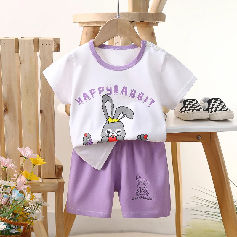 Cotton Summer Kids Clothing Set