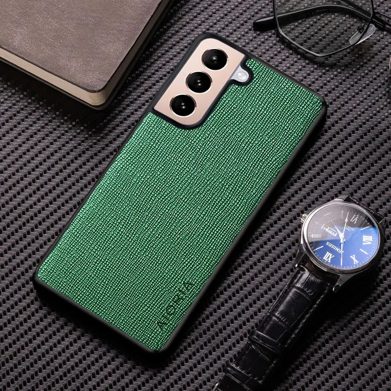 Modern Business Solid Color PU Leather Skin Cover