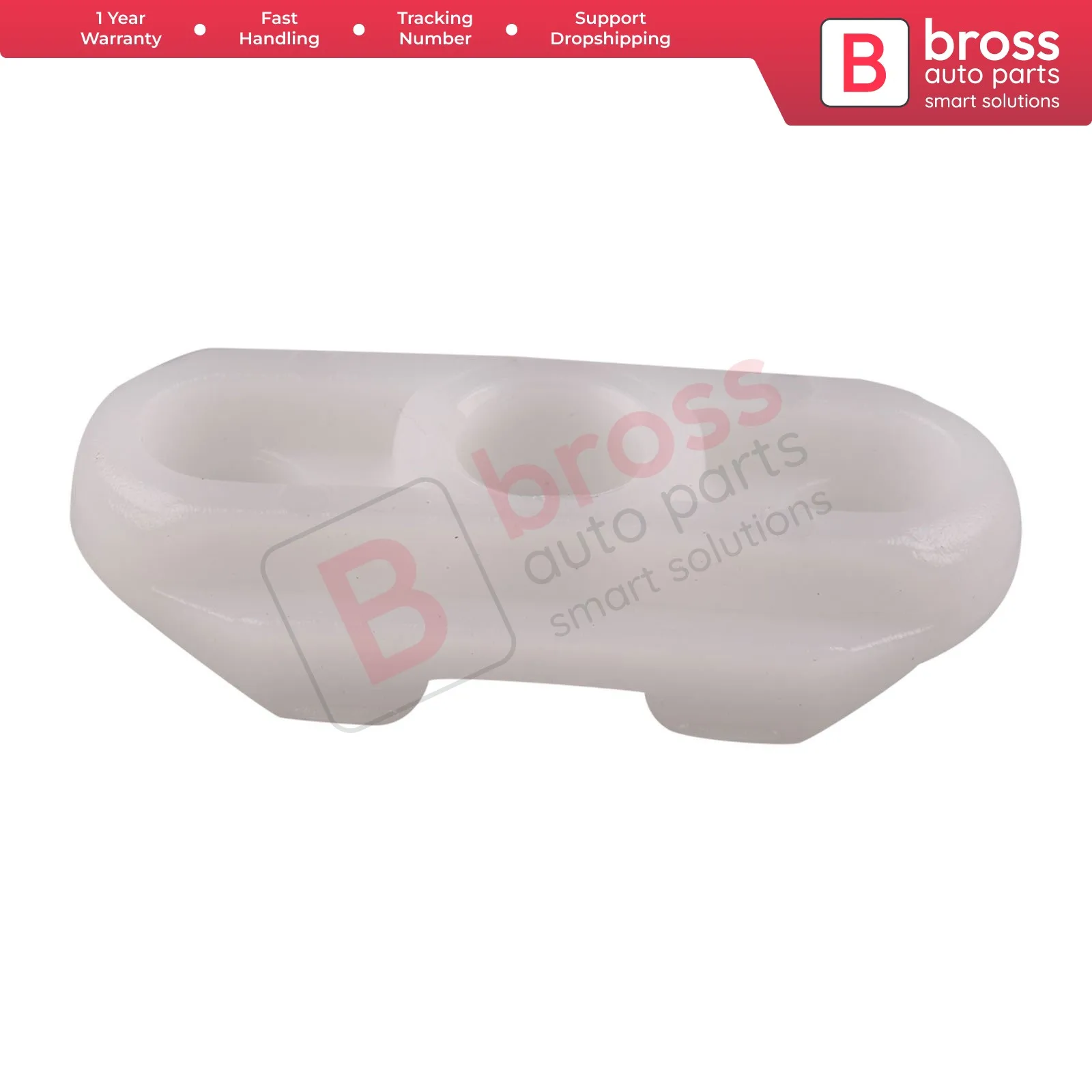 4 Pieces Door Window Guide for Opel GM 35.7mm Long, 16.2mm Wide