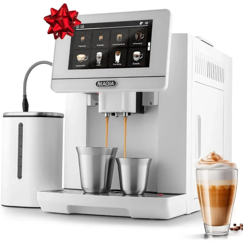 

Суперавтоматическая Эспрессо-машина с точильником и сенсорным экраном, LUX White