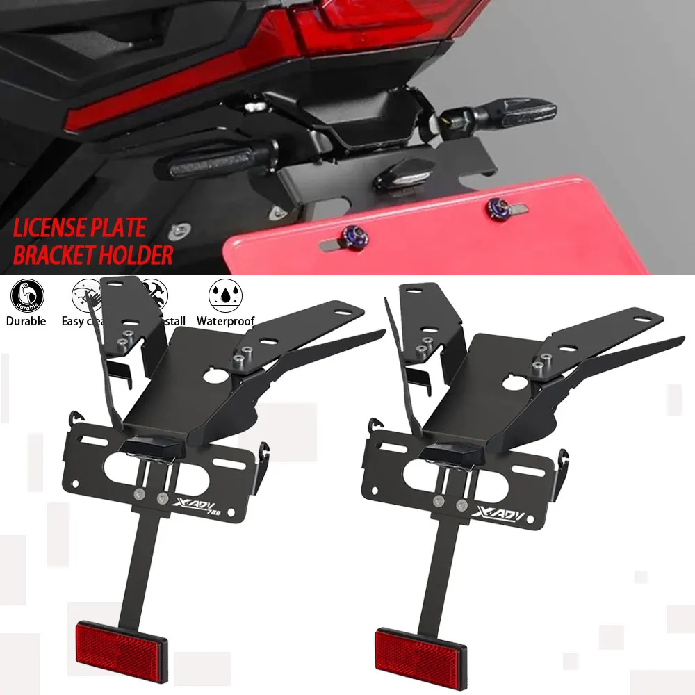 

Rear Tail Tidy Number License Plate Holder Fender LED Light FOR HONDA XADV 750 2021 2022 2023 2024 XADV750 X-ADV 750 Motorcycle
