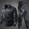 Spring Autumn Thickened Camouflage Suit Men Wear-resistant Dirt-resistant Labor Work Clothes Factory Workshop Tactics Tooling 3