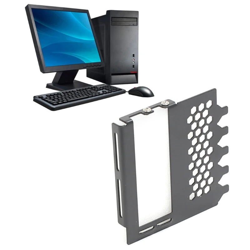 SXJ-I 수직 GPU 거치대 금속 GPU 앵글 컨버터 브래킷, 데스크탑 PC 케이스 DIY용 금속 GPU 지지대 랙