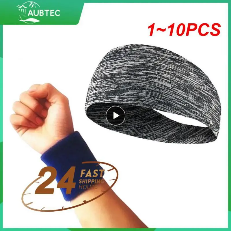 

1~10PCS Adjustable Sweat-proof Band Cotton Fitness Wristband Comfortable Breathable Elastic Band Wristband Sports Headband