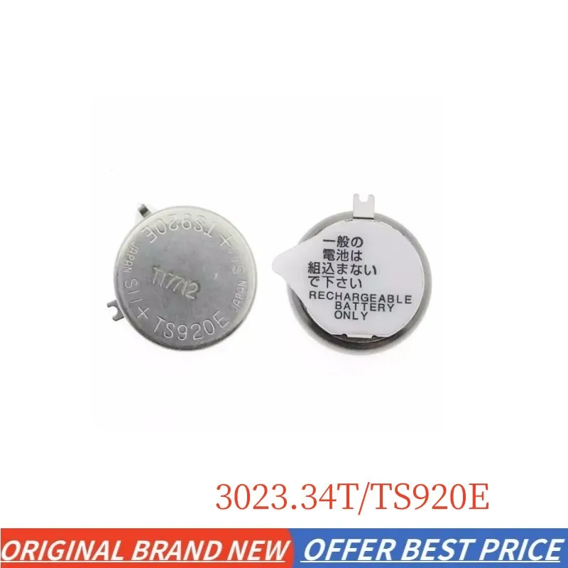 3023.34T 3023-34T Ts920E Sostituto 3023-24H 3023.24H Mt920 Per Orologio A Celle Solari Seiko Batteria Ricaricabile A Energia Fotocinetica