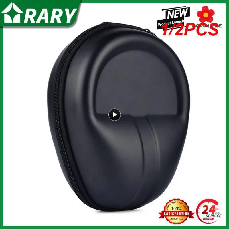 

1/2PCS Portable Shockproof Headphone Zipper Bag Earphone Case Headset Carry Pouch Storage Bag Hard Box Accessories For