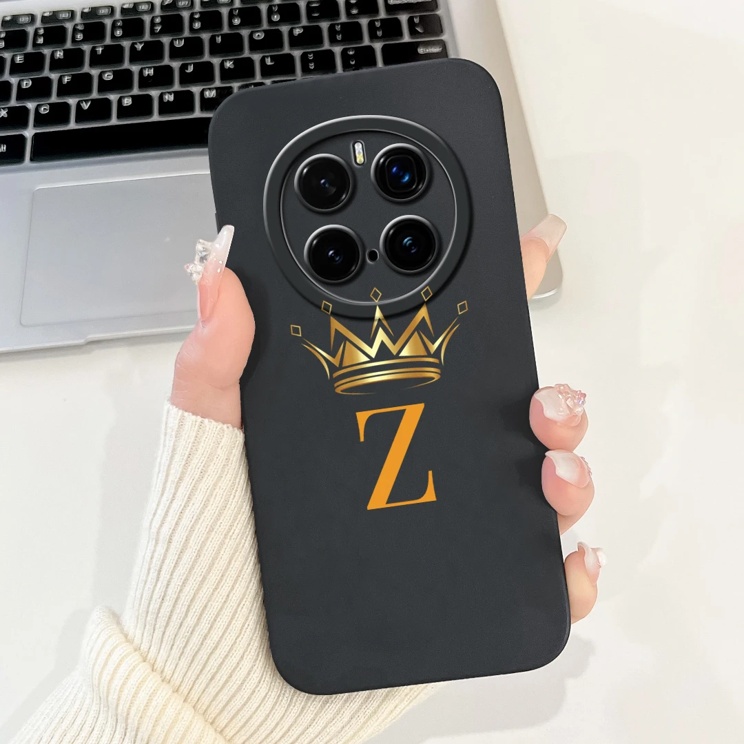 Cute Crown Letters Soft TPU Case