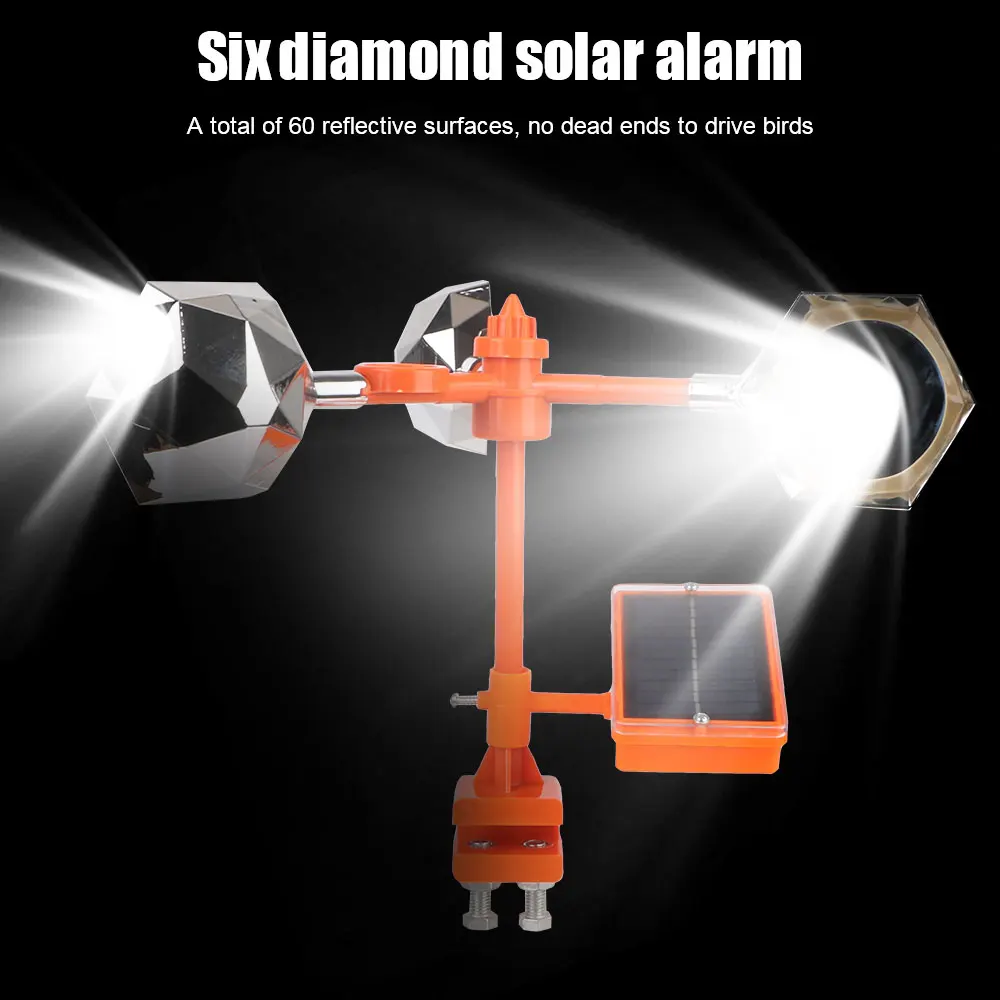 Wind-Power-Birds-Repeller-Driving-Device-for-Outdoor-Garden-360-Solar-Reflective-Bird-Repeller-Voice-Bird.jpg Szélteljesítményű Madarak Visszatelepítő Eszköz Kültéri Kerthez 360 ° Napen Átfedõ Madárcsökkentő Hang Madárriasztó - Image 6