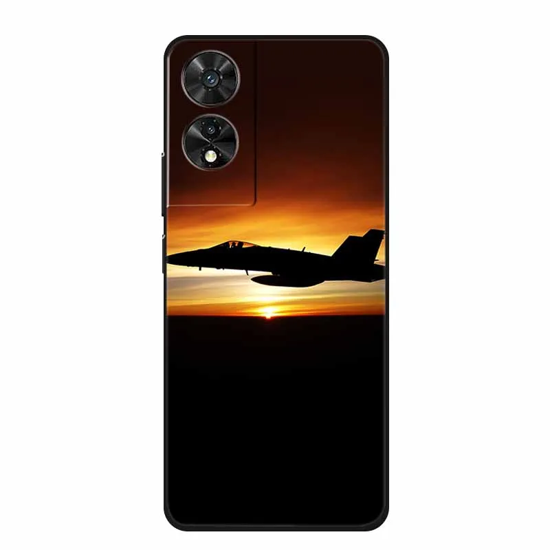 Black Geometric Silicone TPU Phone Case - Soft Back Cover Shield