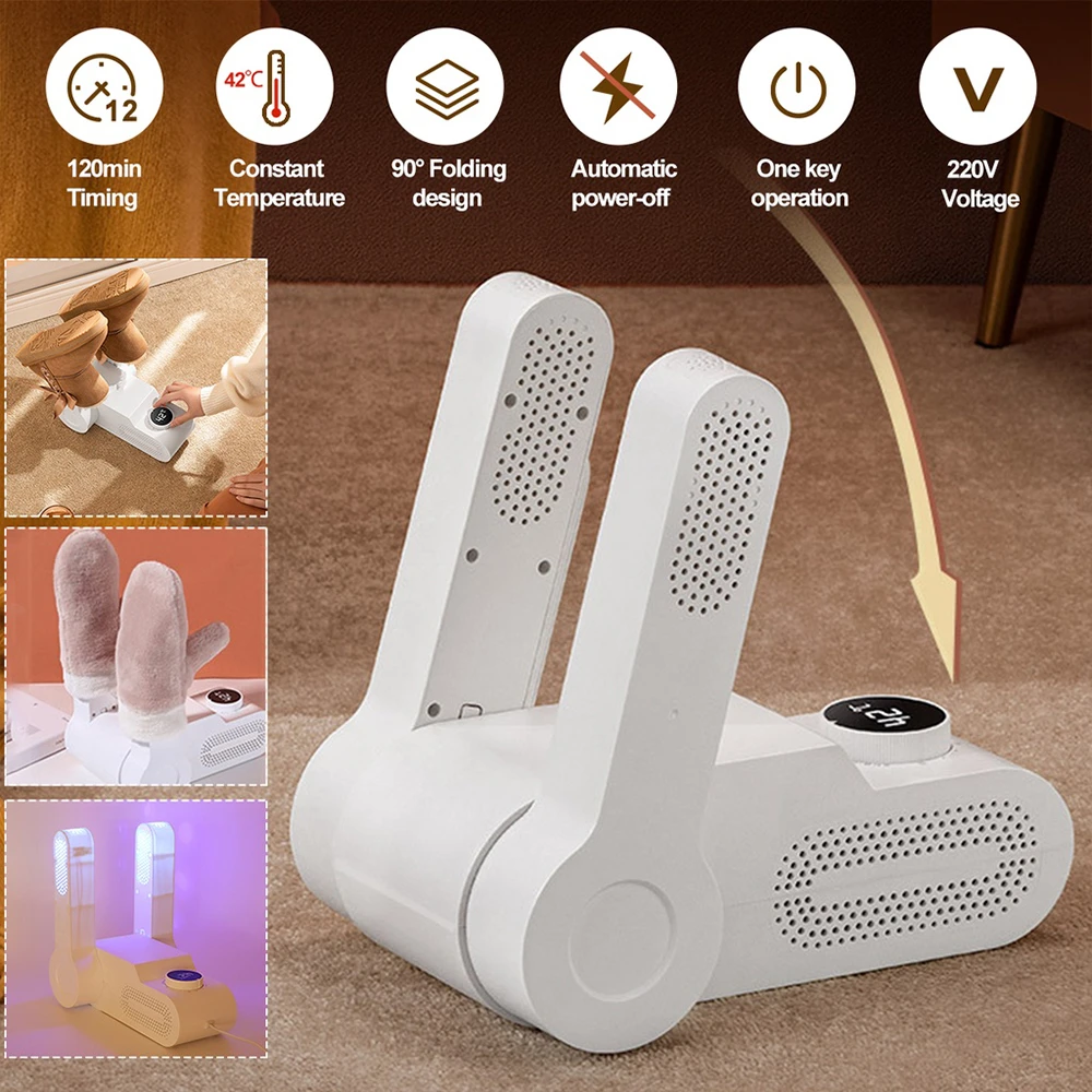 NEW Shoes Dryer Machine 42°c Smart Constant Temperature Fast Dryer Heater Deodorizer Dehumidifier Device Gloves Boots Drier 3
