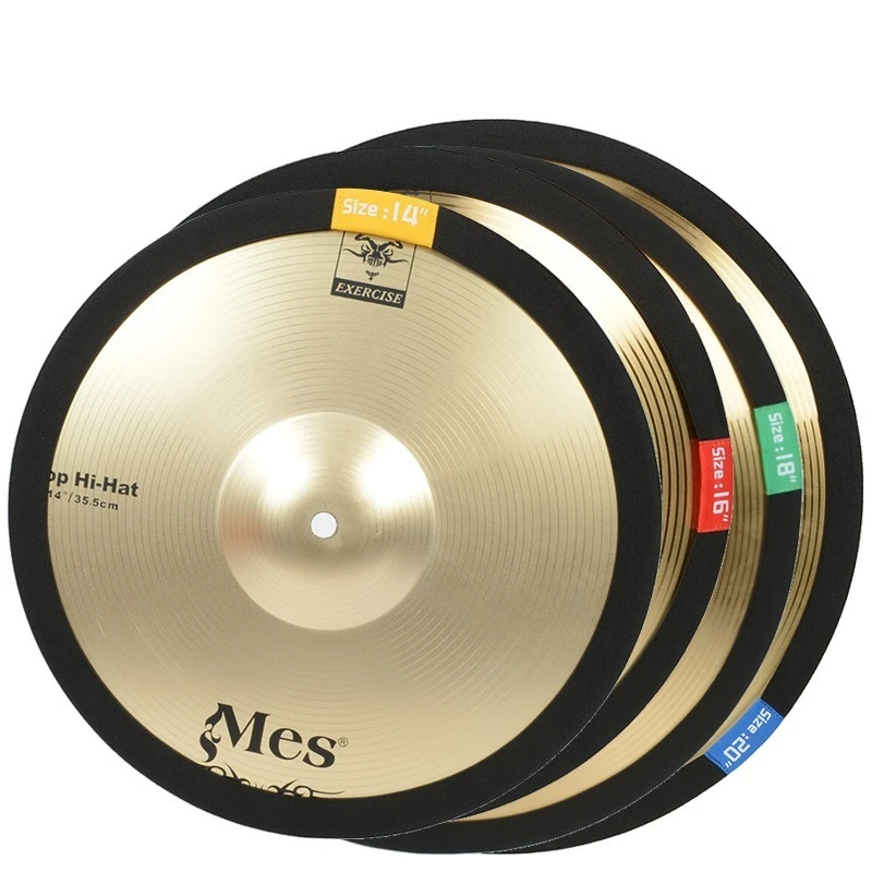 1 Pcs Elastic Belt Dampener Drumming Practice Pad Cymbal Mute Practice