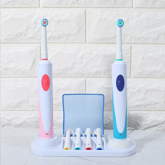 Staffa portaspazzolino per Oral B spazzolino elettrico supporto Base  supporto testine scatola con coperchio accessori per il bagno - AliExpress