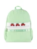 Car Embroidery Red Stripe Smocked Toddler Backpack for School Boy Large Capacity Kids Shoulder Bag Student School Backpack 2