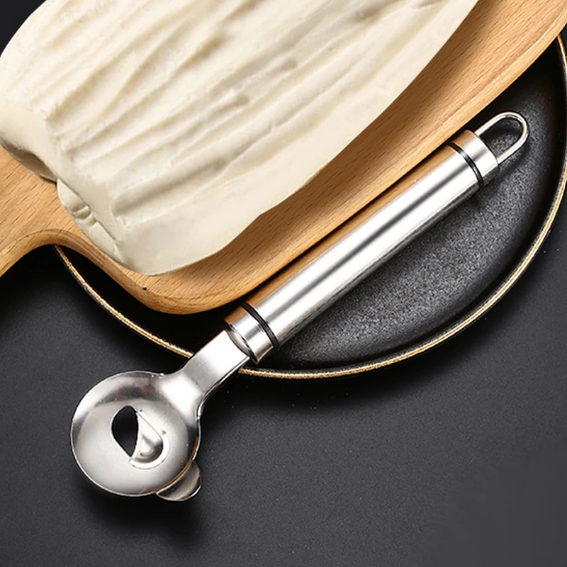 Stainless Steel Noodles Dough Household Cutter Manual Wide Mouth Sliced Noodle Knife Cooking Tools Kitchen Function Home Gadget