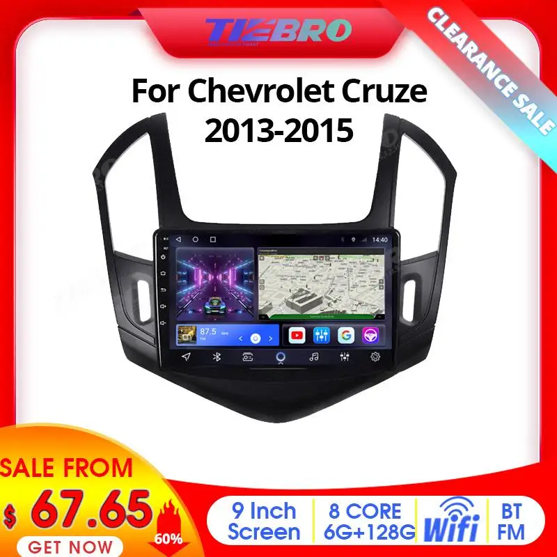 

TIEBRO Clearance Sale 60% Discount 2DIN Android 10 Car Radio For Chevrolet Cruze 2013-2015 Auto Radio GPS Navigation Stereo DSP