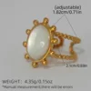 89895-f1abf8.jpg Bagues d'ouverture réglables plaquées or 18 carats en acier inoxydable pour femmes, cadeau de fête de fiançailles, bijoux de tempérament 2025
