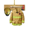 Creative Firefighter Fireman Pendant Ornament Keychain Personalized Christmas Tree Home Decoration Firefighter Decoration 1