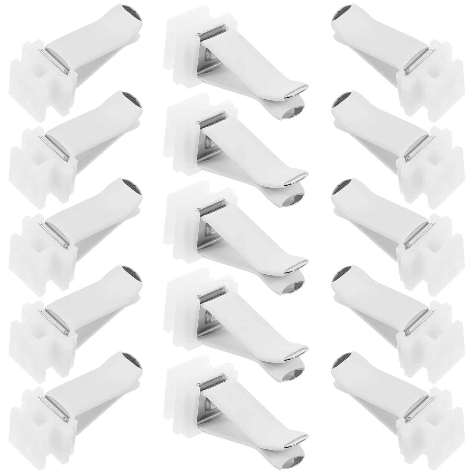 60pcs Square Head Car Vent Clips Auto Conditioner Air Freshener Perfume Outlet Clamp Black 29x9x7.8mm