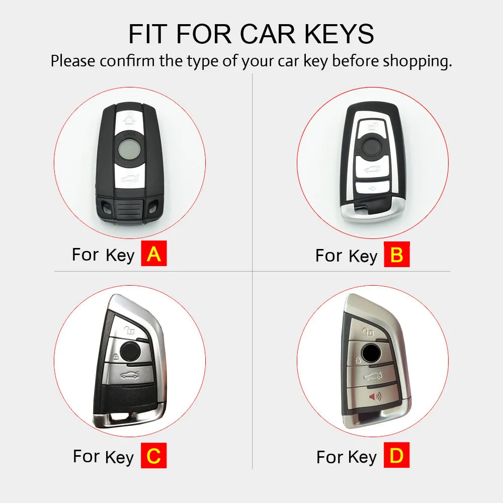 Étui Silicone Pour Clé BMW - Compatible Séries 1, 3, 5, 6, 7, X1, X5, X6, E90, E92, E93, E60 - Protection Antichoc