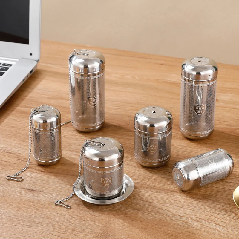 Stainless Steel Tea Leak Coffee Tea Filter Leaves Spice Seasoning Ball Strainer Teapot Fine Mesh Kitchen Accessories