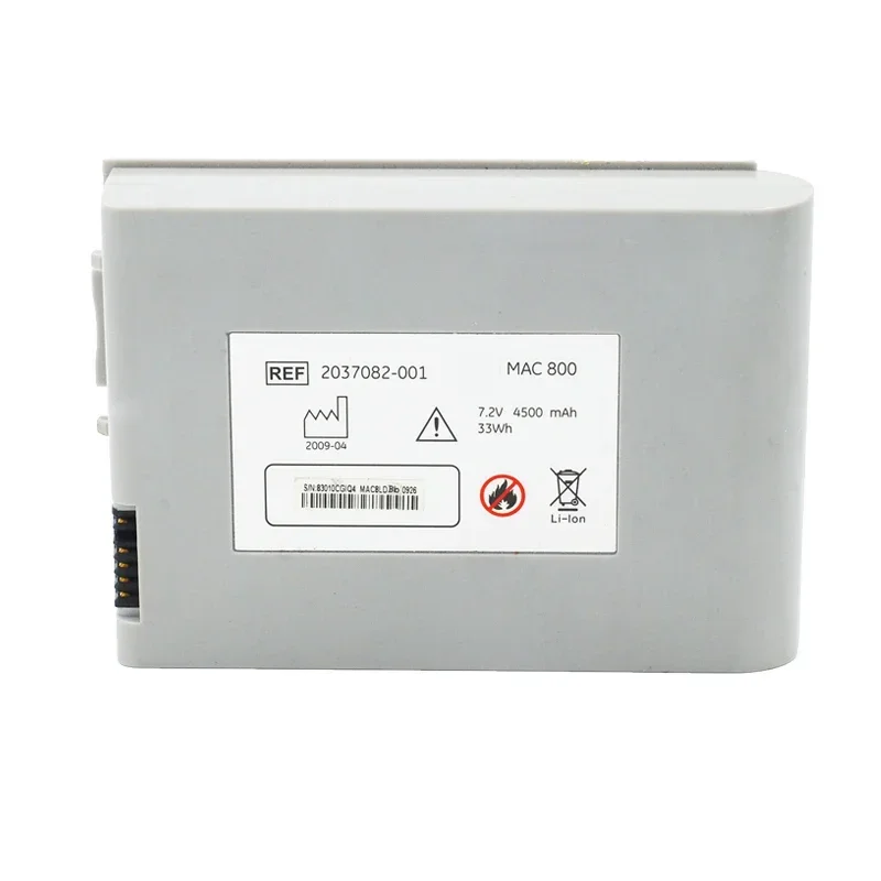 

GE MAC800,MAC 800,2037082-001,7.2V 4500mAh