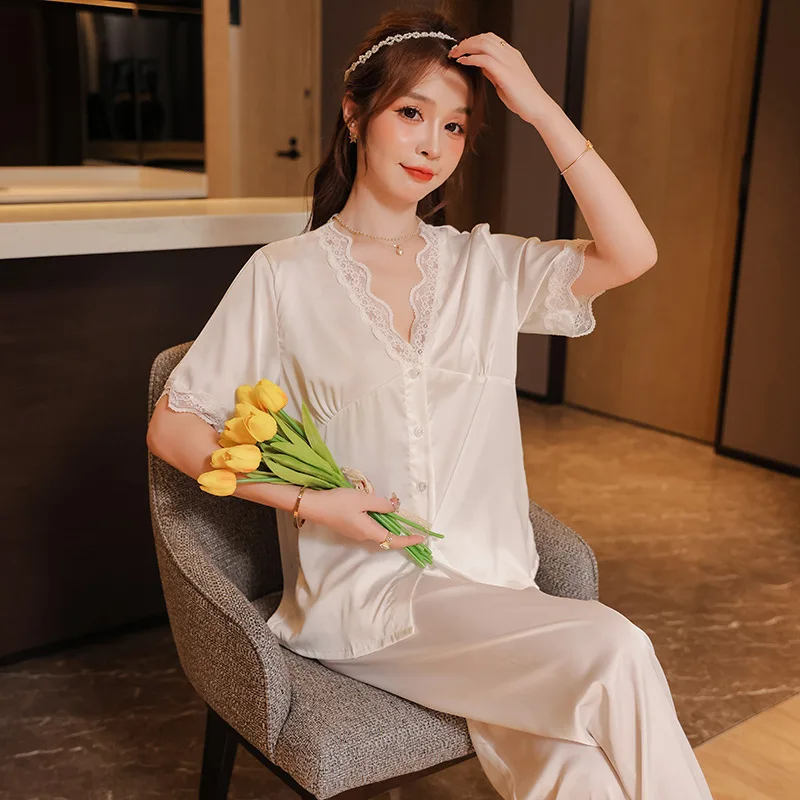 Sexy Lace Floral Print Camisole Nightgowns Nightdress Night Dresses Outfit Lounge Women Pijama Sleepwear Pajama Nightwear