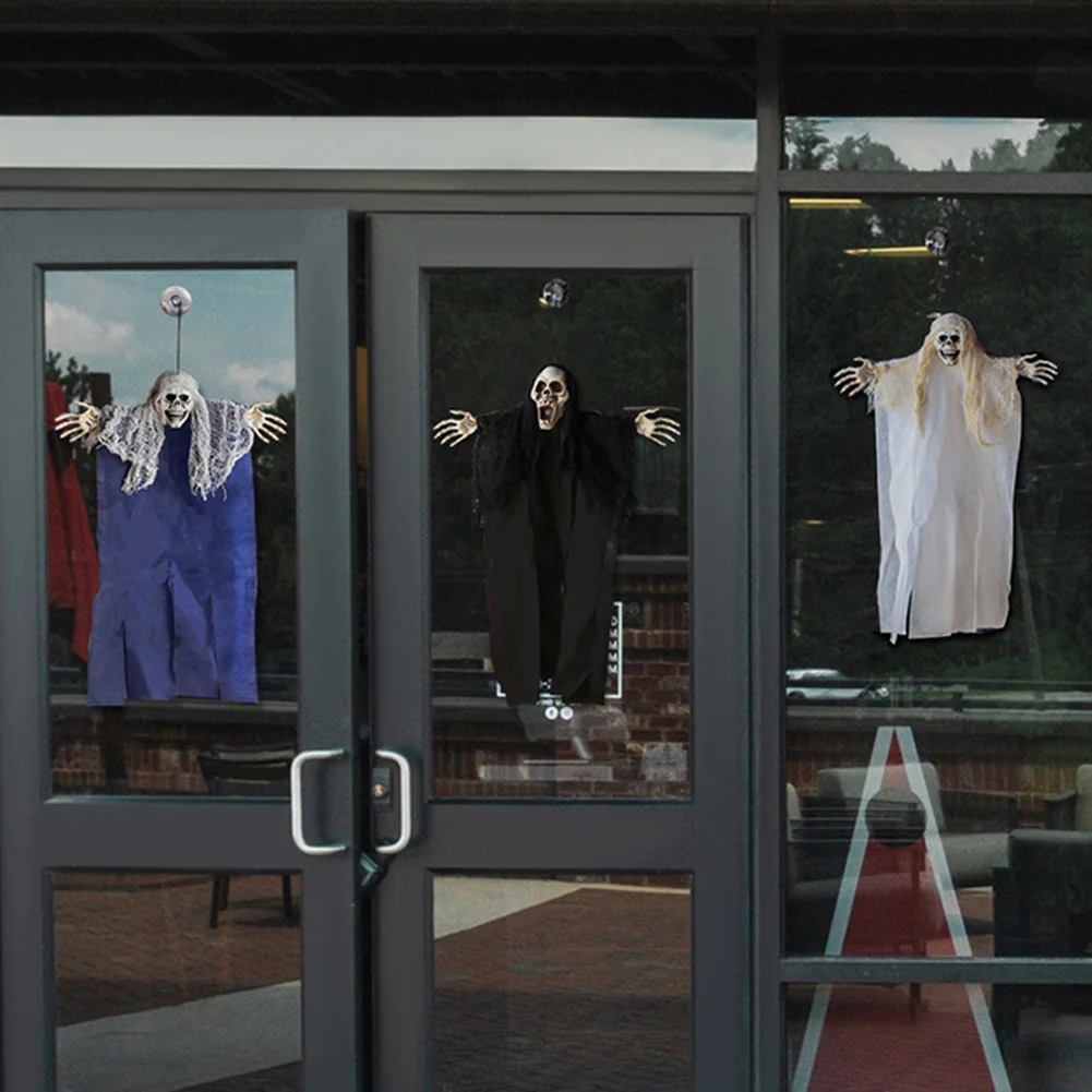 Hanging ghost decoration for haunted house