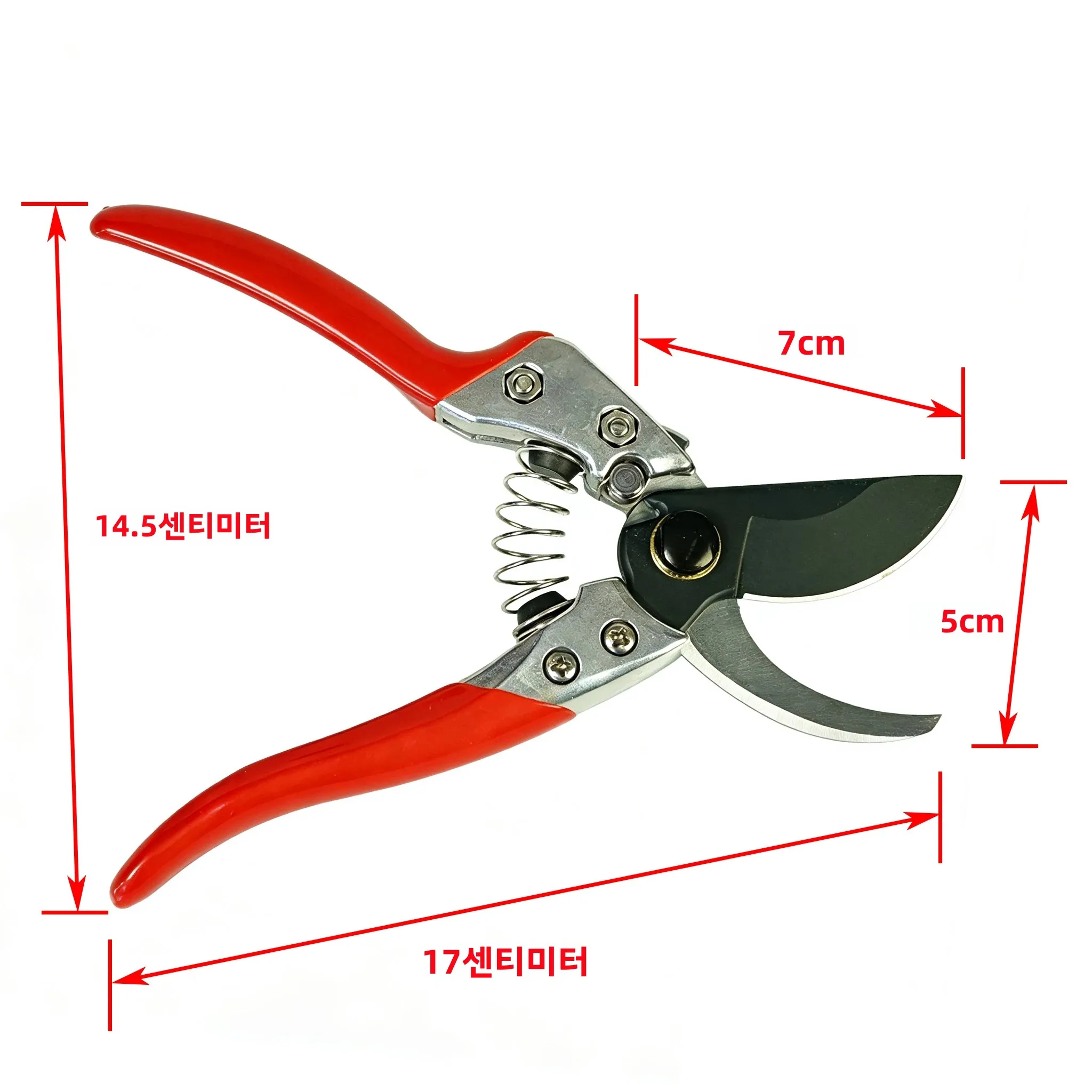 날카롭고 미끄럼 방지 처리된 녹색 식물, 꽃, 과수원 접목 및 조경용 전문 정원 가위 도구