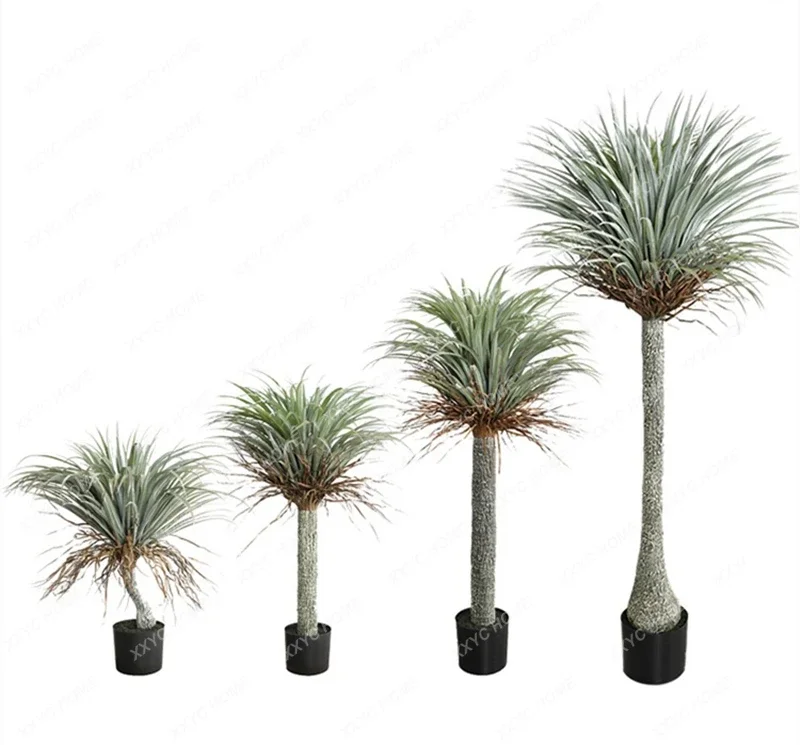 Artificial Green Plant Yucca Tree Ground Bonsai Restaurant Decoration