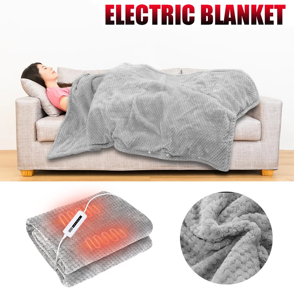 ElectricBlanket6HEATLEVELSThickerHeaterHeatedBlanketMattress