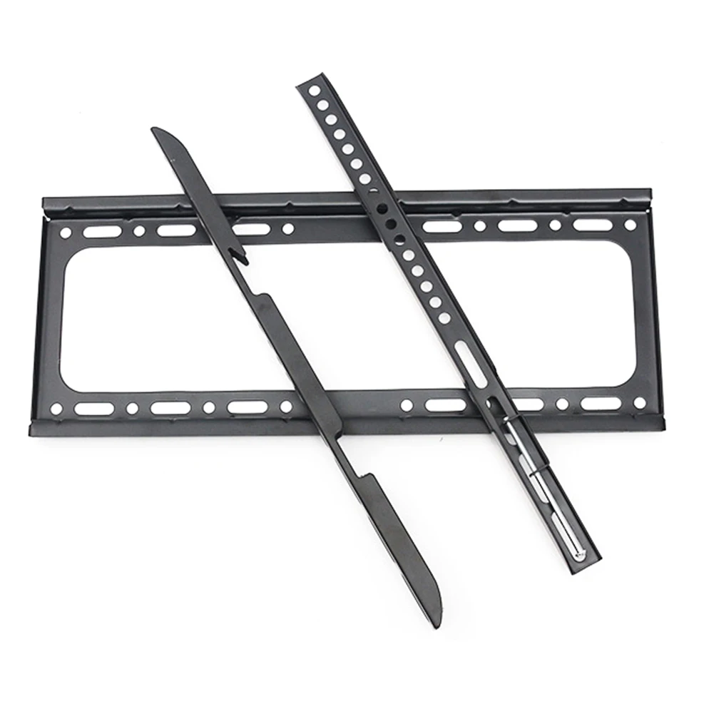 고정형 평면 TV 프레임 강력한 하중 지지력 LCD LED 모니터 TV 랙 가정용 텔레비전 액세서리용 냉간 압연 강철