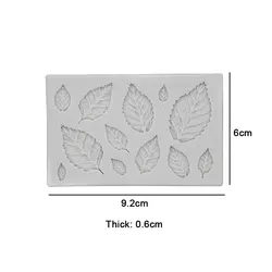 Silicone Rose Petal Mold for Cake Decorating and Soap Making (Mold - 03 Gray)
