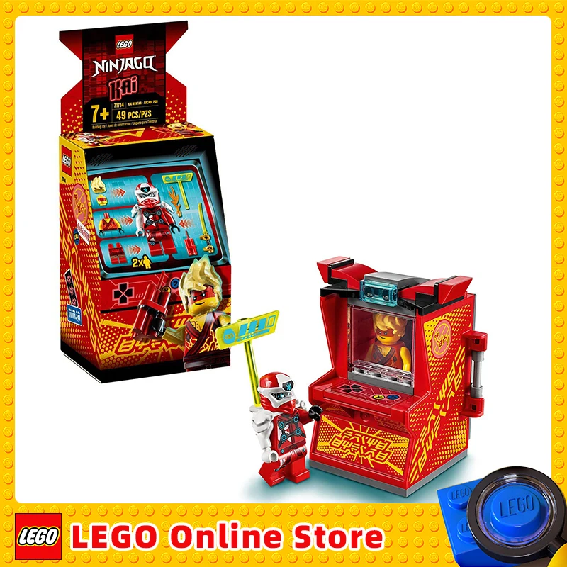 Lego Ninjago Kai Avatar Arcade Pod 71714 Mini Arcade Machine Building Kit Giocattolo Di Pensiero Creativo Per Regalo Di Natale Di Compleanno 49 Pezzi