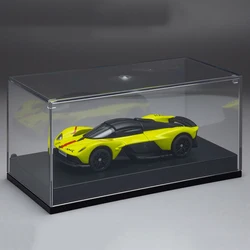 1:64 Miniature Racing Car Toy with Metal Body and Rubber Tires (Valkyrie Yellow)